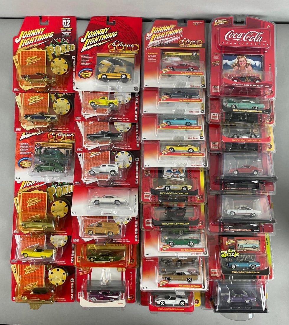 Group of Johnny Lightning Die-Cast Vehicles (1 of 3)
