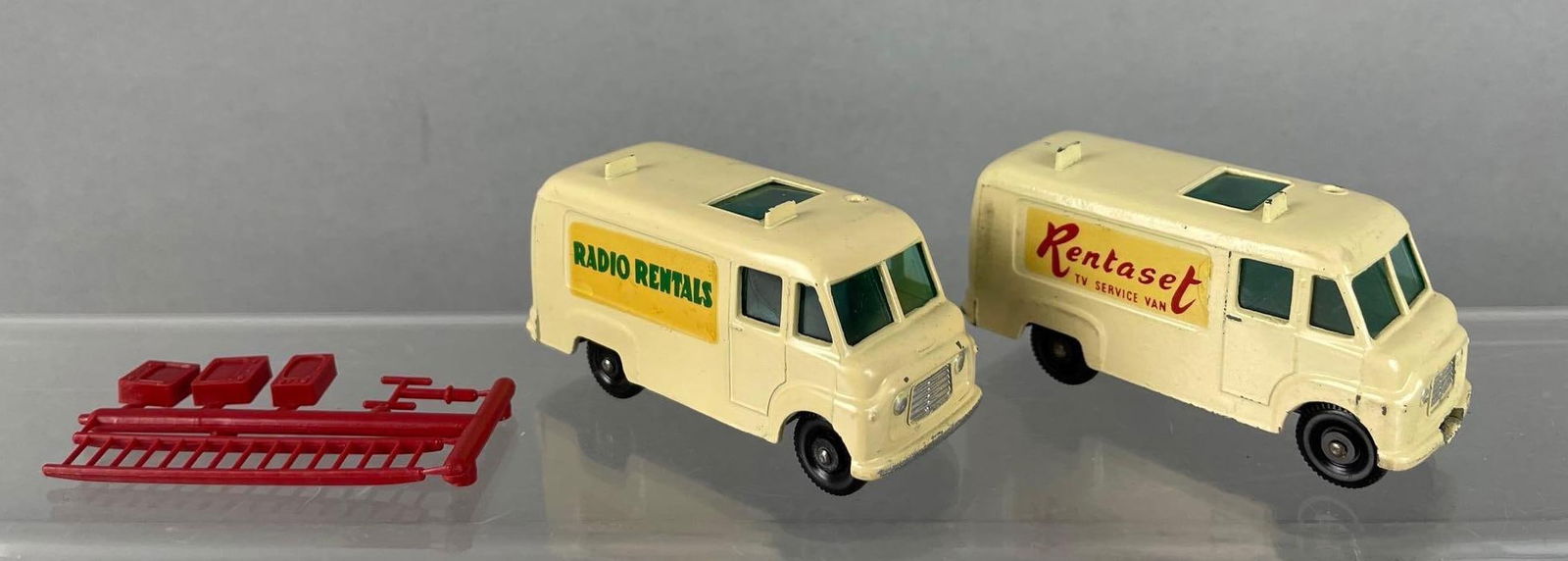 Group of Lesney Matchbox T.V. Service Van Die-Cast Vehicles (1 of 5)
