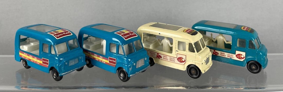Group of Lesney Matchbox Commer Ice Cream Canteen Die-Cast Vehicles (1 of 4)