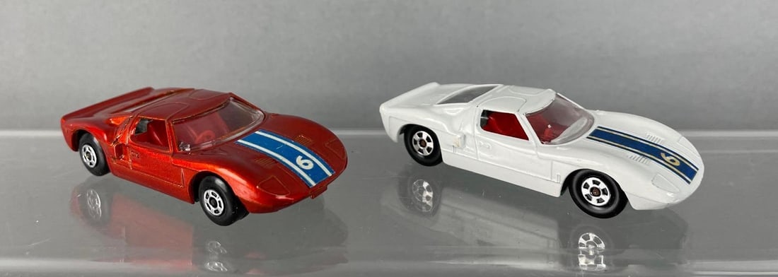Group of 2 Lesney Matchbox Superfast Ford G.T. Die-Cast Cars (1 of 6)