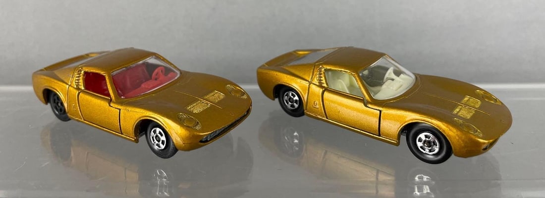 Group of 2 Lesney Matchbox Lamborghini Miura Die-Cast Cars (1 of 6)