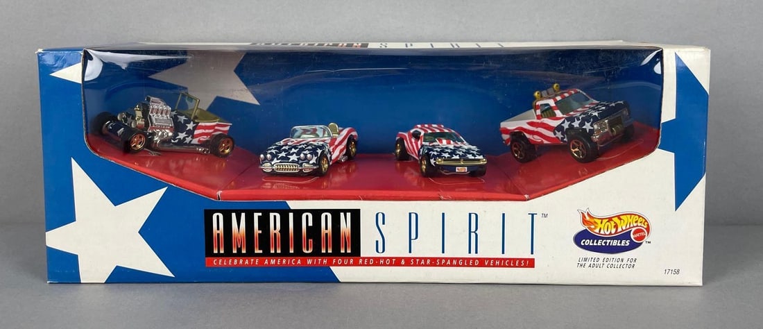 Mattel Hot Wheels American Spirit Die-Cast Vehicle Set: Limited edition, original packaging
