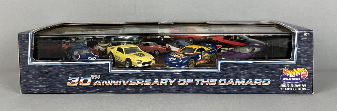 Mattel Hot Wheels Camaro 30th Anniversary Die-Cast Vehicle Set: Limited edition, original packaging