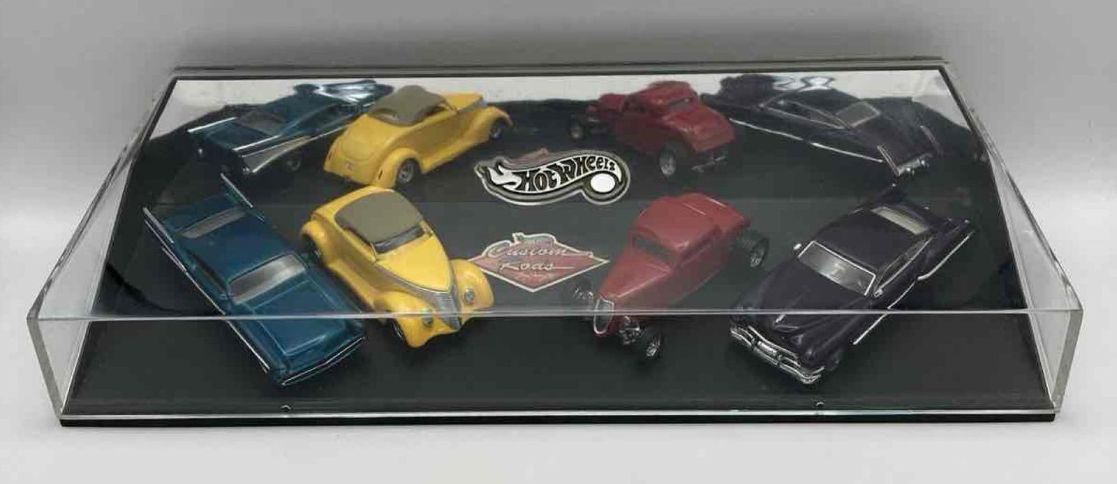 Mattel Hot Wheels Custom Rods Boyd Coddington Gift Pack: Sealed in original box and shipping box, die-cast, 4 car gift pack, serial #16609, box measures