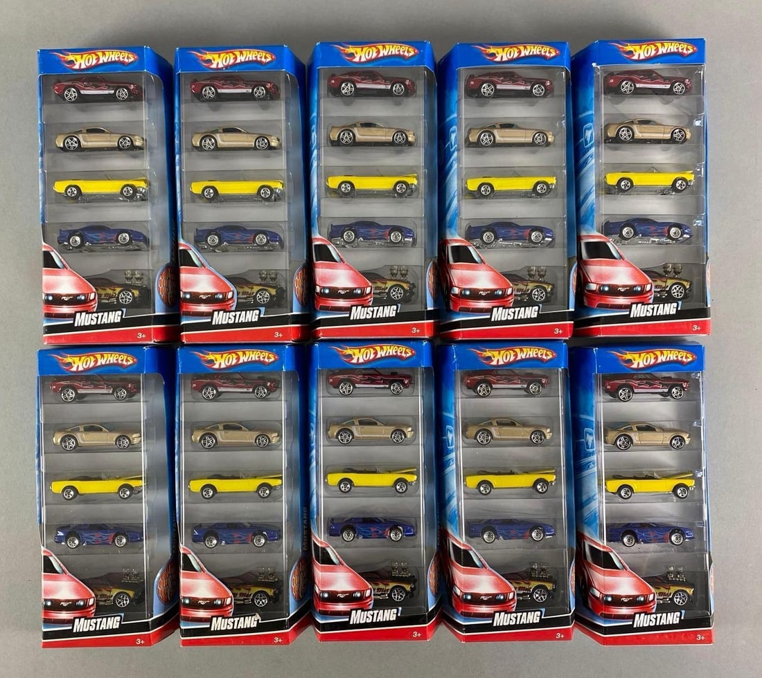 Group of Mattel Hot Wheels Mustang Gift Packs (1 of 3)