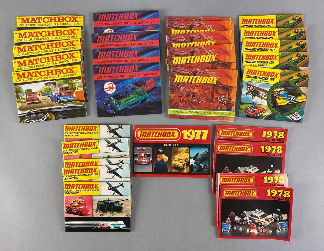 Group of 1960s-1970s Matchbox Catalogs (1 of 3)