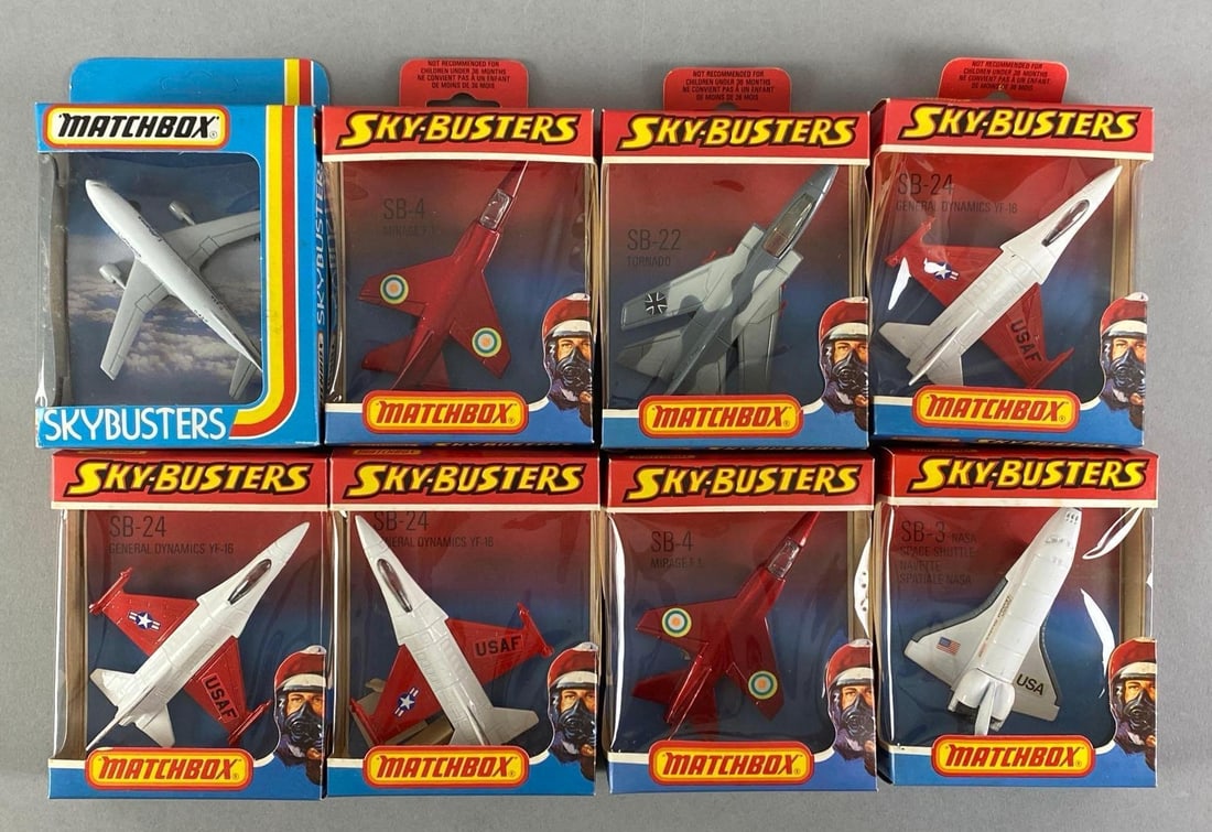Group of 8 Matchbox Sky-Busters Airplanes (1 of 3)