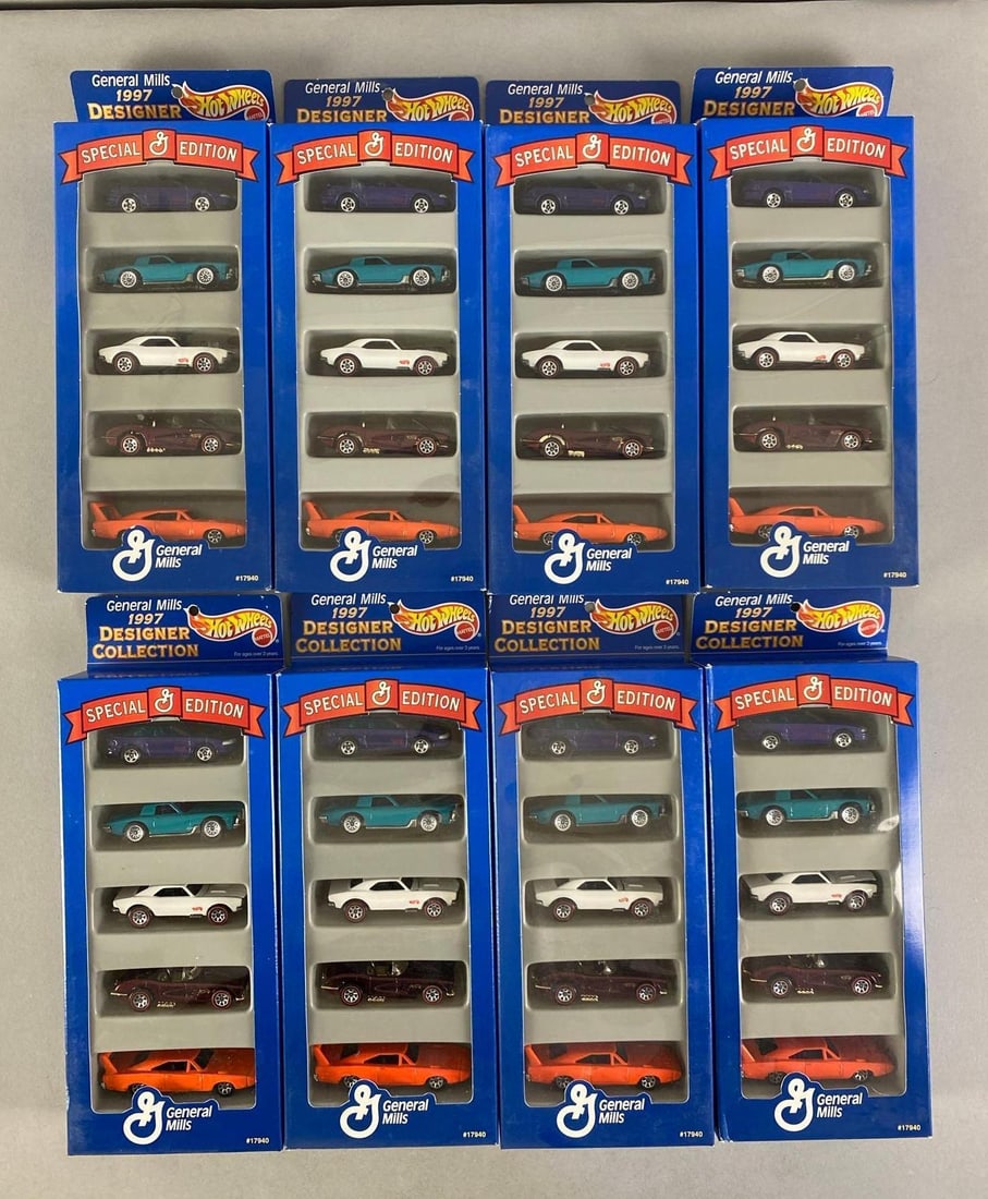 Group of 1997 Mattel Hot Wheels General Mills Cars Gift Packa (1 of 3)