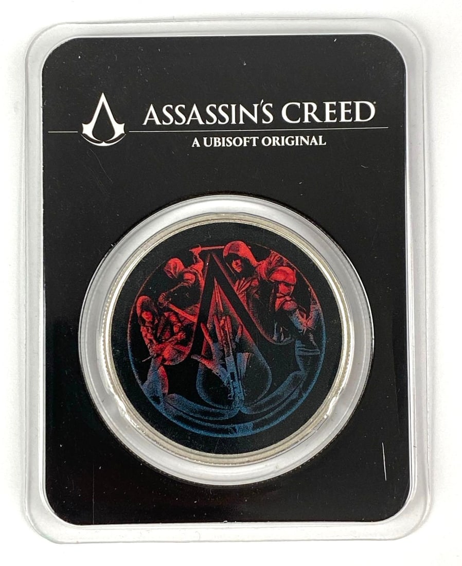 2021 Ubisoft Assassins Creed 1 oz Ag .999 Fine Silver Round: 2021 Ubisoft Assassins Creed 1 oz Ag .999 Fine Silver Round