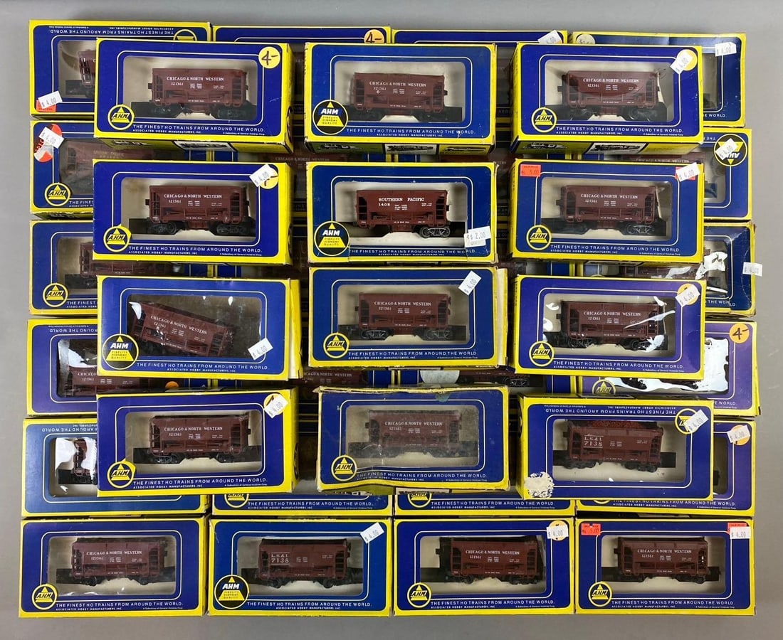Group of 36 A.H.M. HO Scale Ore Cars (1 of 6)