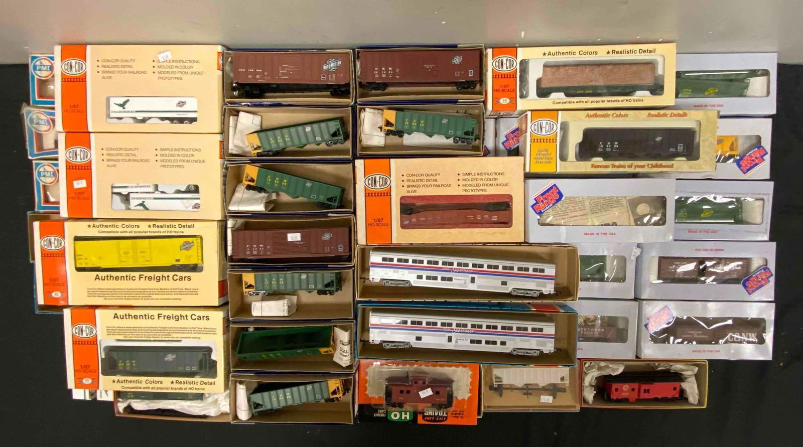 Group of 50 Front Range HO Scale Boxcars and More (1 of 11)