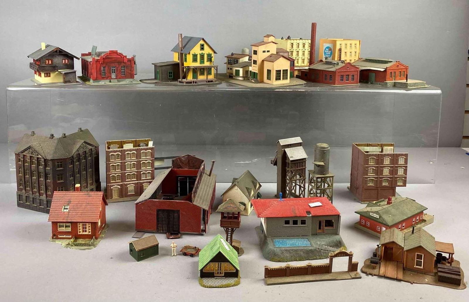 Group of Assorted N Scale Building Models and More (1 of 3)