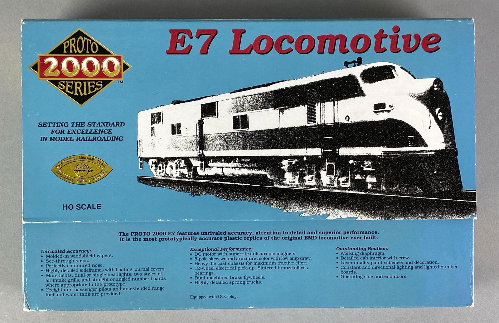 Proto 2000 Series HO Scale CB and Q E7 Locomotive (1 of 3)