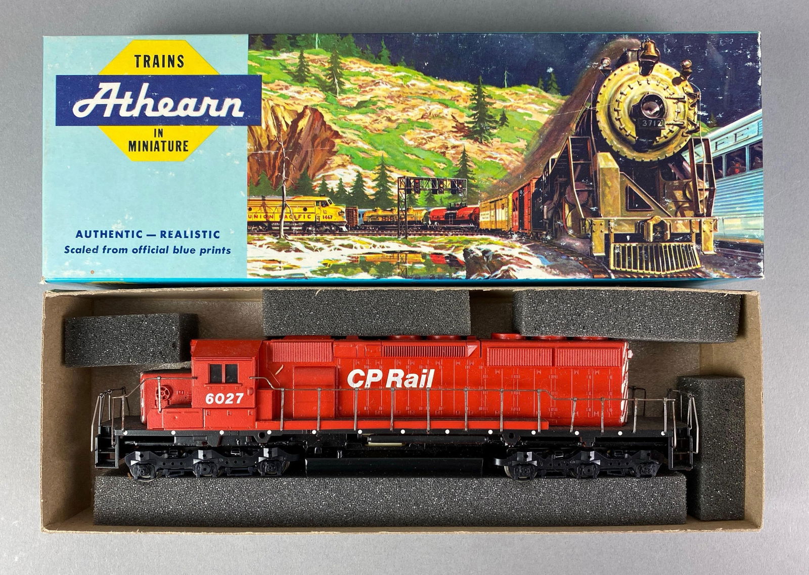 Athearn HO Scale CP Rail SD 40-2 PWR Locomotive (1 of 2)