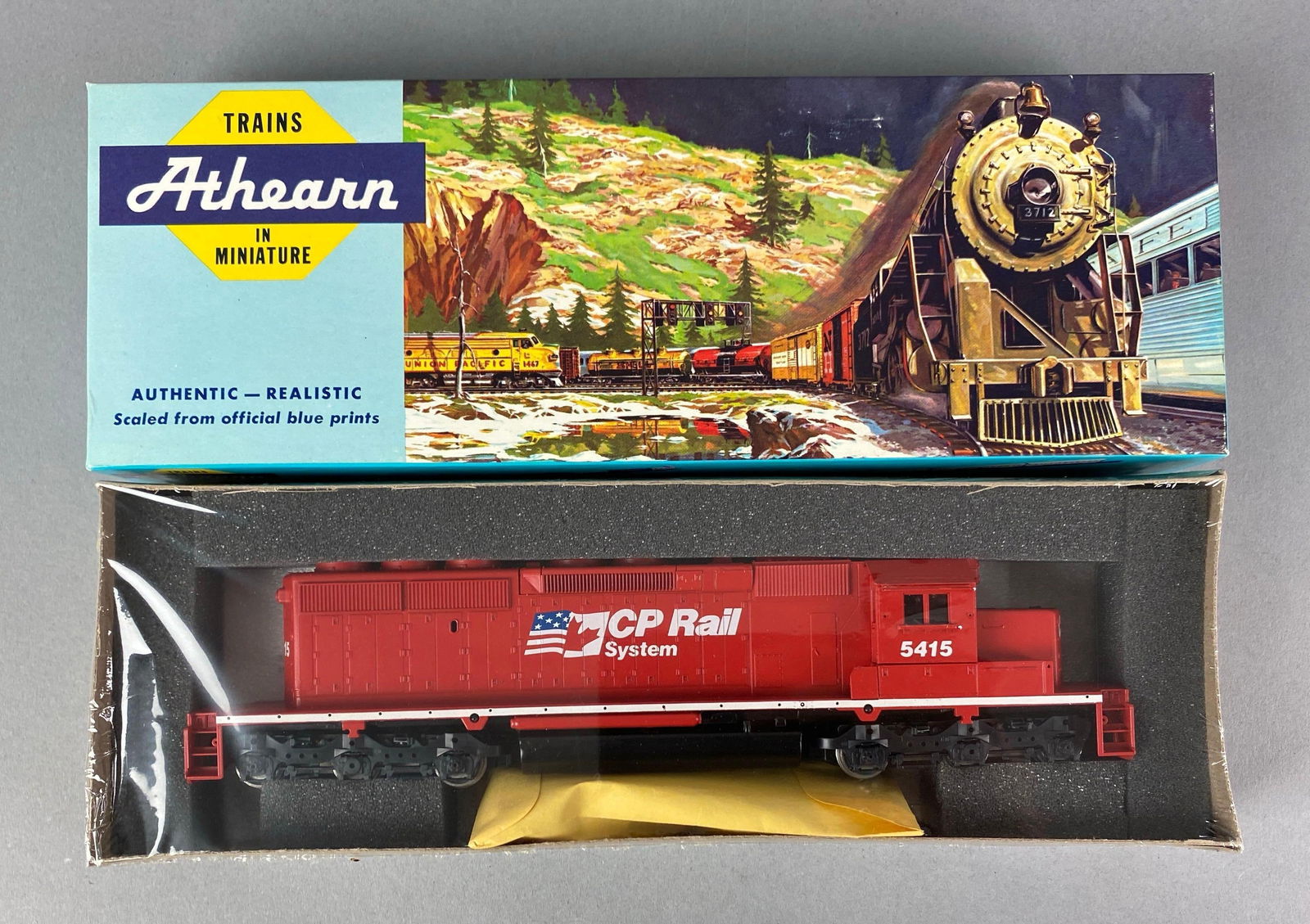 Athearn HO Scale CP SD40-2 Power Locomotive (1 of 2)
