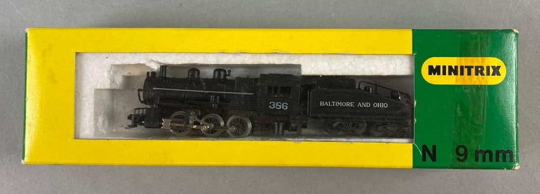 Minitrix N Scale Baltimore And Ohio 386 Locomotive (1 of 4)