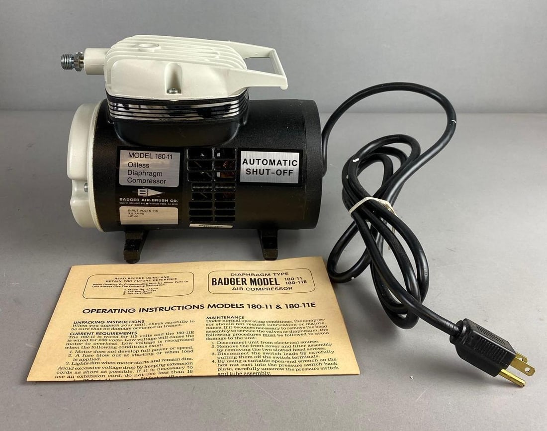 Badger Oilless Diaphragm Compressor (1 of 5)