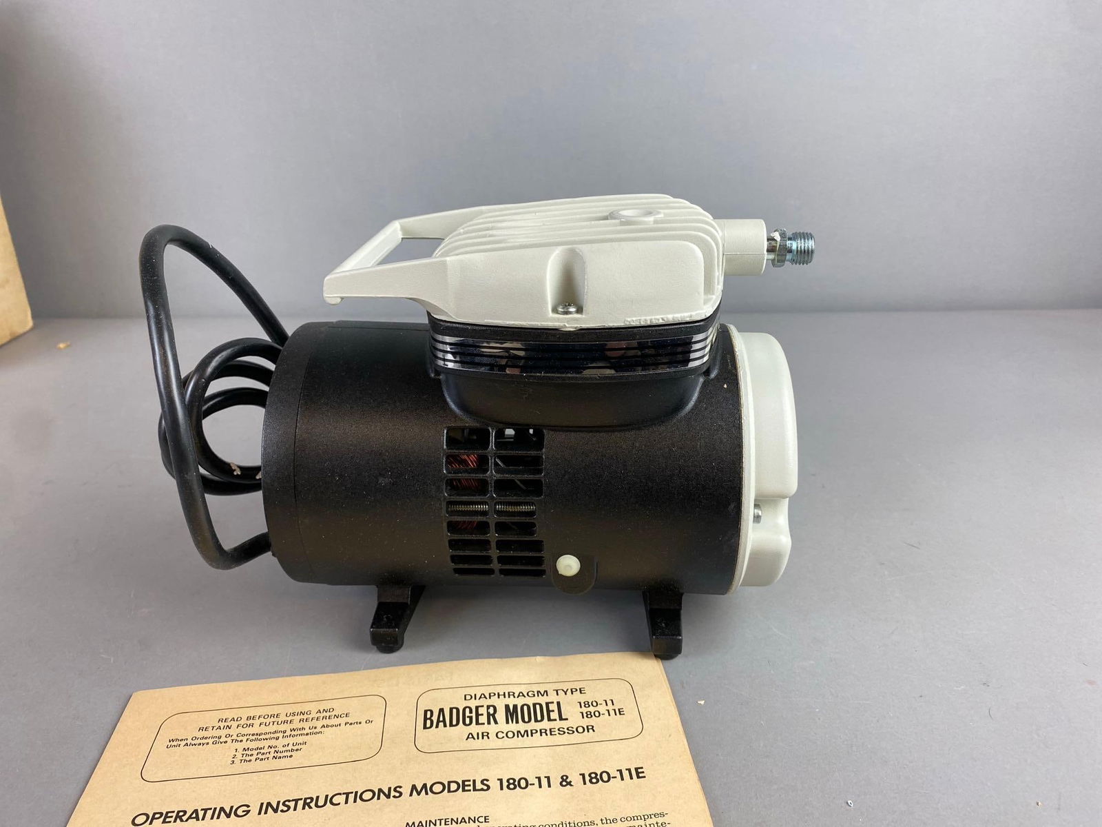 Badger Oilless Diaphragm Compressor - 3
