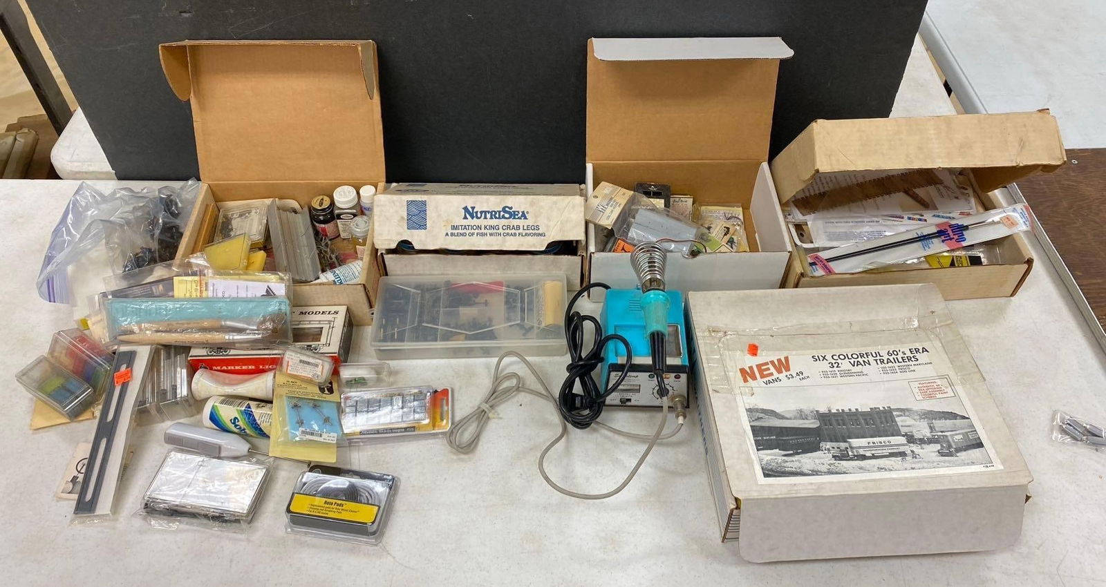 Group of Assorted Tools, Parts, and Accessories For HO Trains (1 of 4)