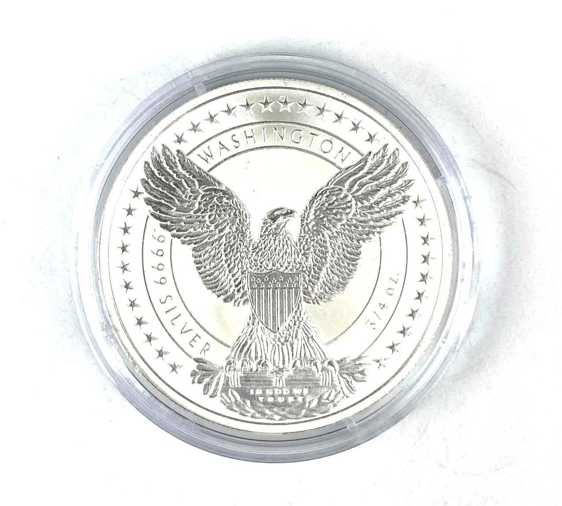 2025 NIEU $1 Washington 3/4 oz .9999 Silver Coin (1 of 2)