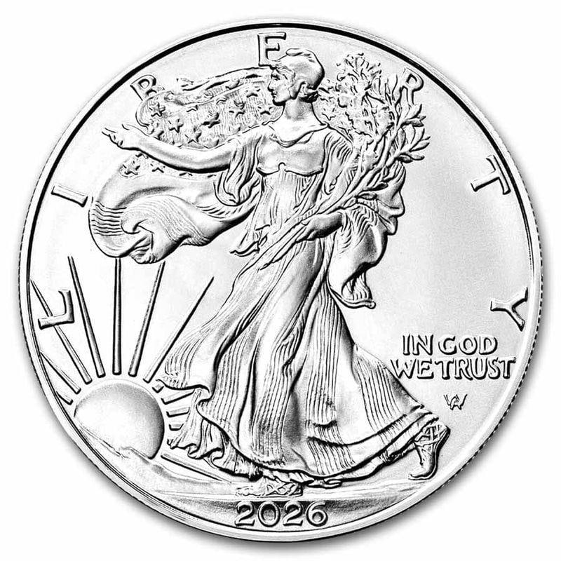 2026 US Mint Silver American Eagle 1 oz .999 Fine Silver (1 of 2)