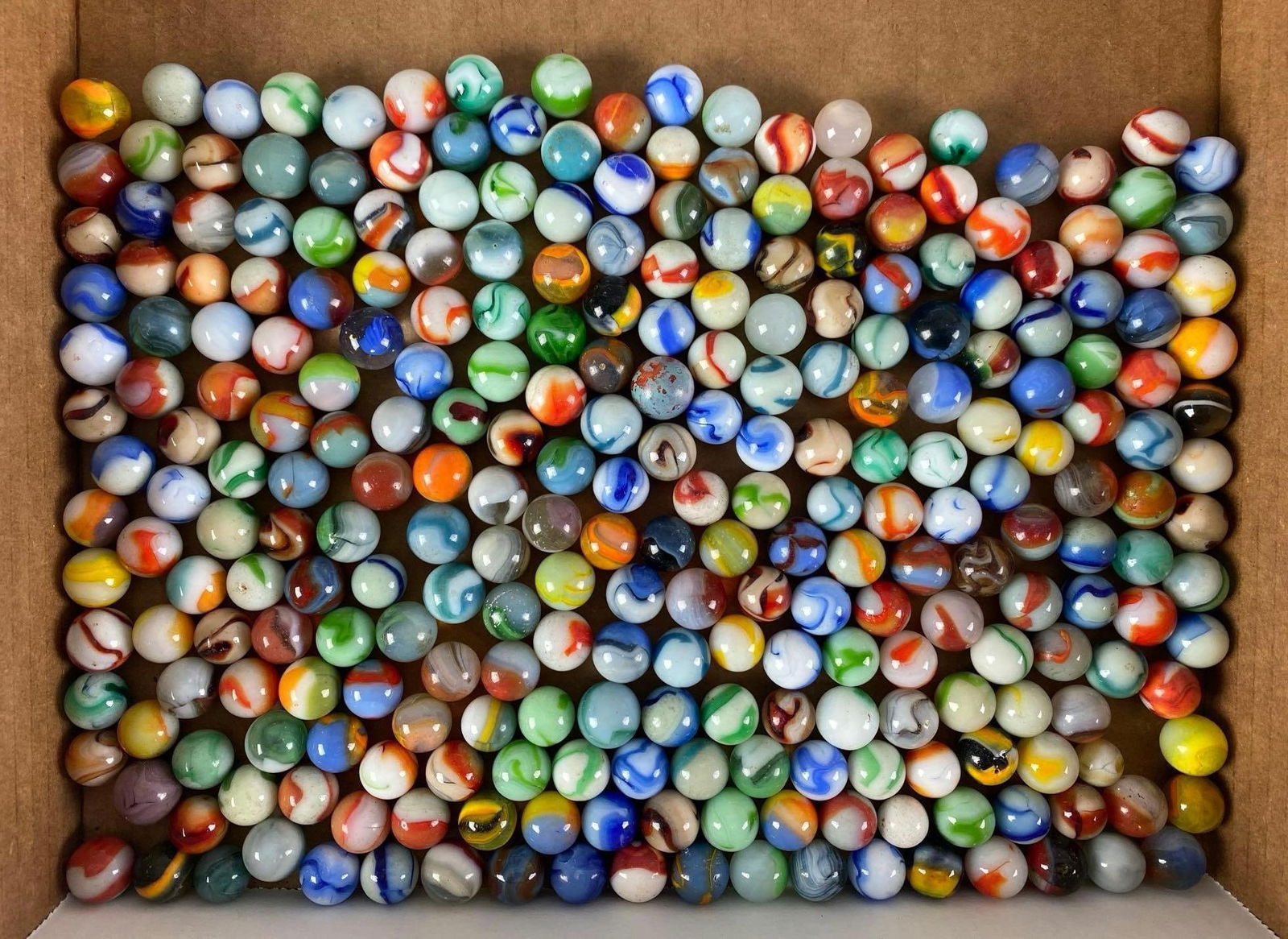 Group of 240+ Assorted Glass Marbles (1 of 3)