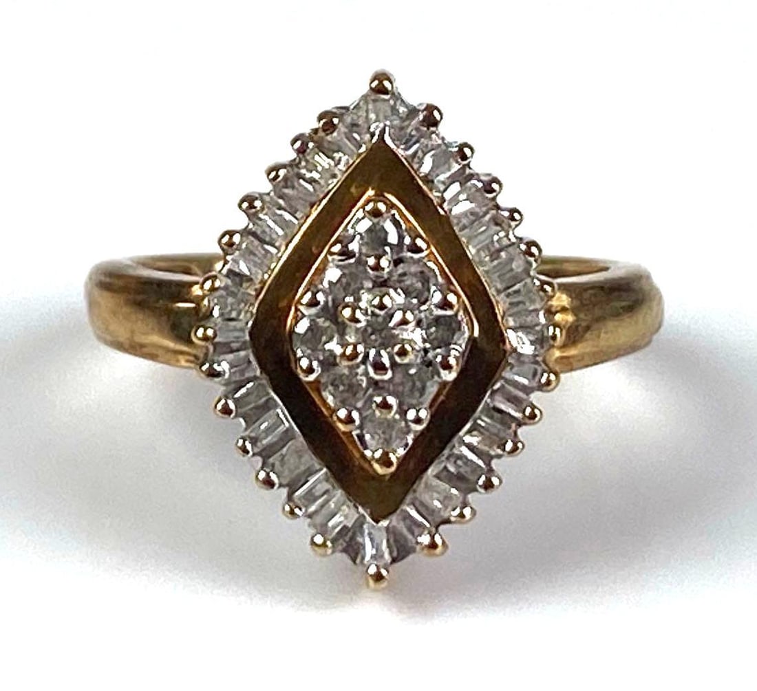 10K Yellow Gold Diamond Ring (1 of 4)