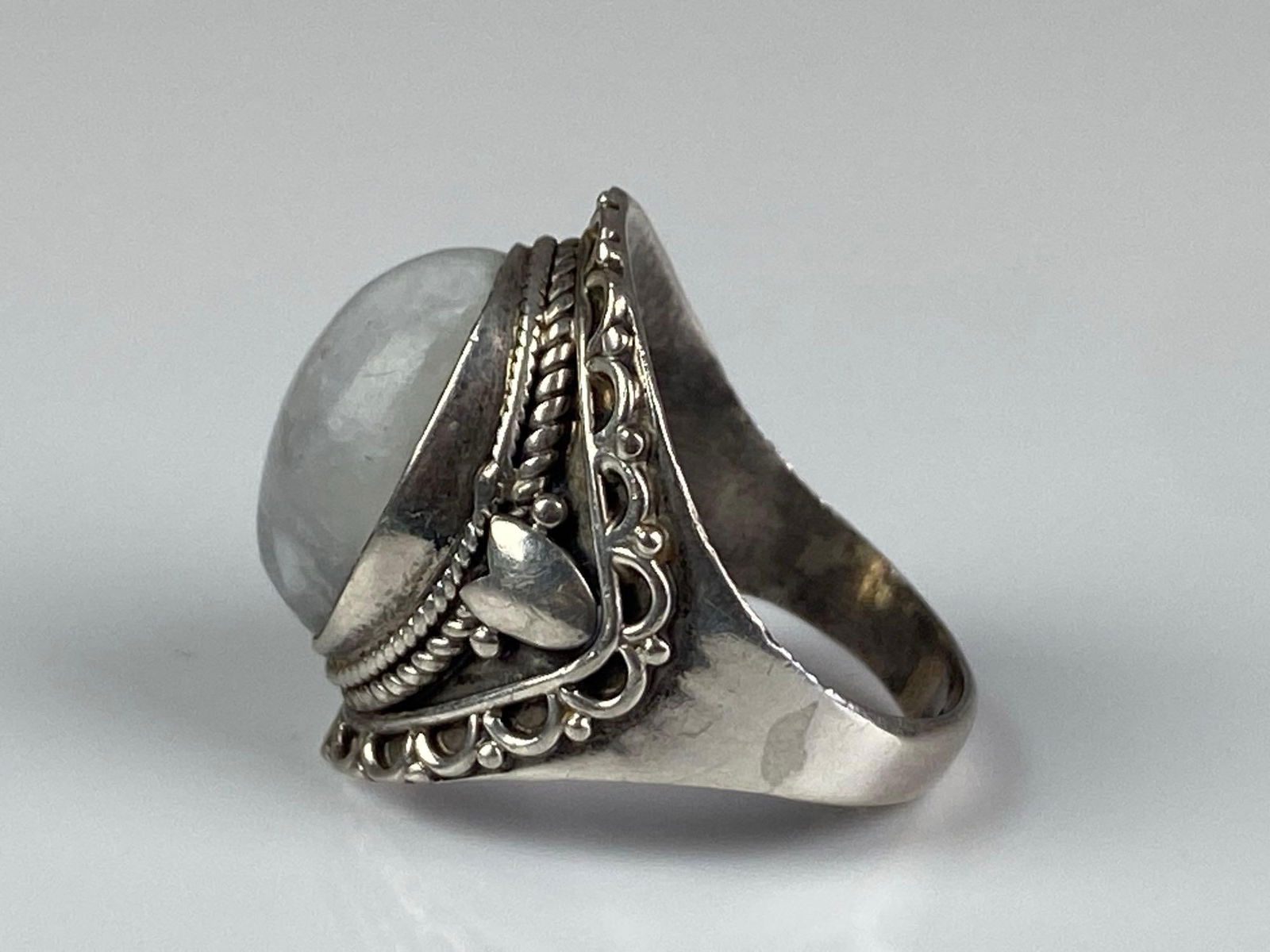 Sterling Silver Moonstone Ring - 2