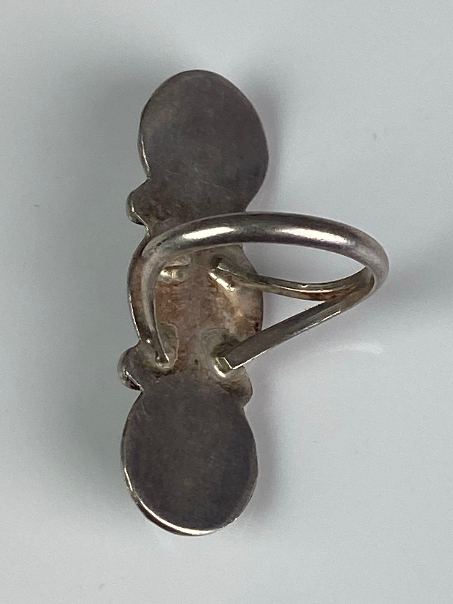 Sterling Silver Turquoise Ring - 3