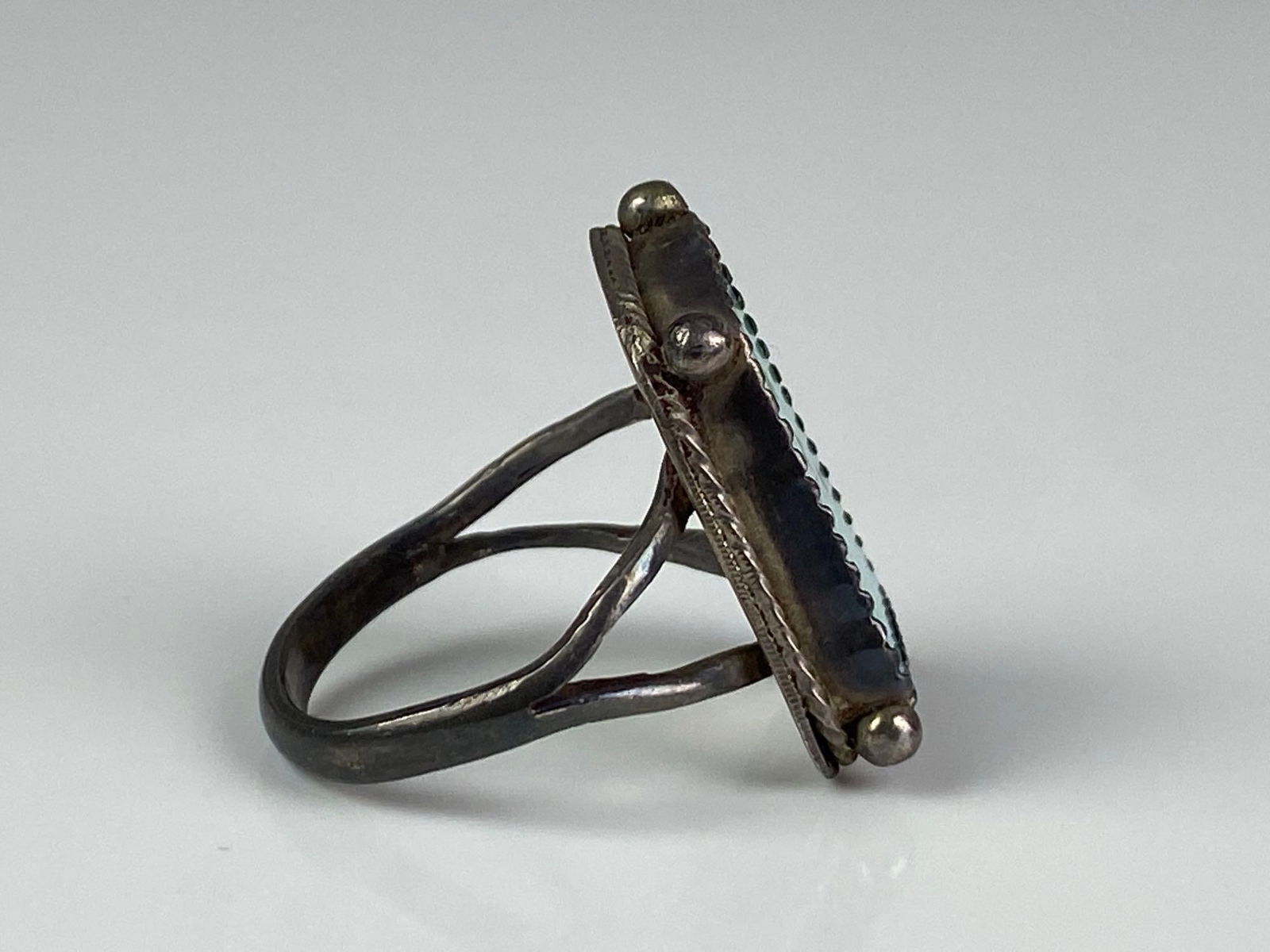 Sterling Silver Turquoise Ring - 4