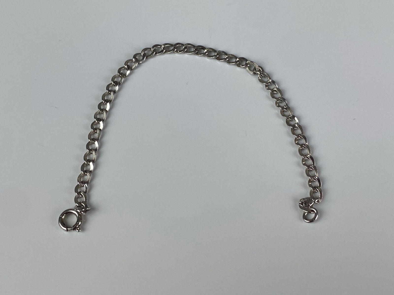 Sterling Silver Chain Bracelet - 2