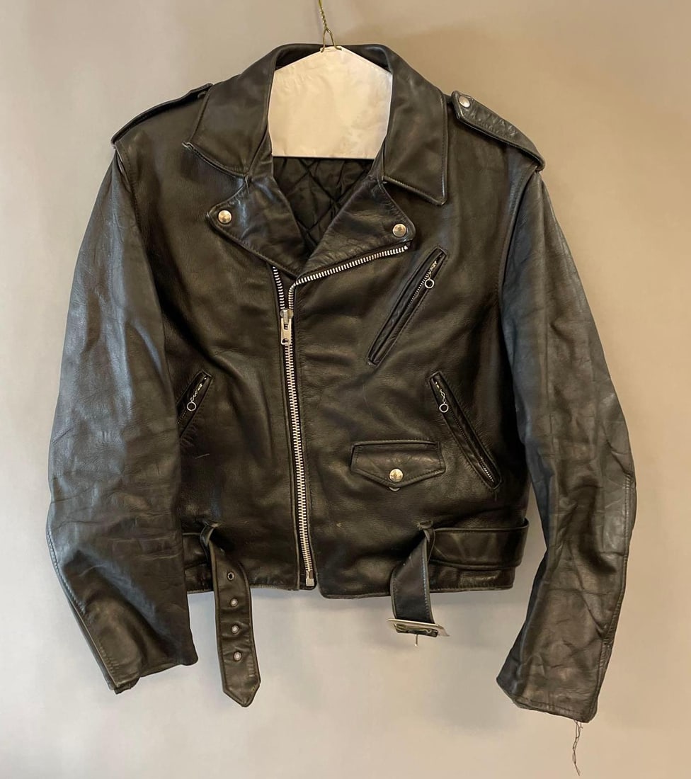 Vintage Schott Bros Perfecto Black Leather Jacket (1 of 4)
