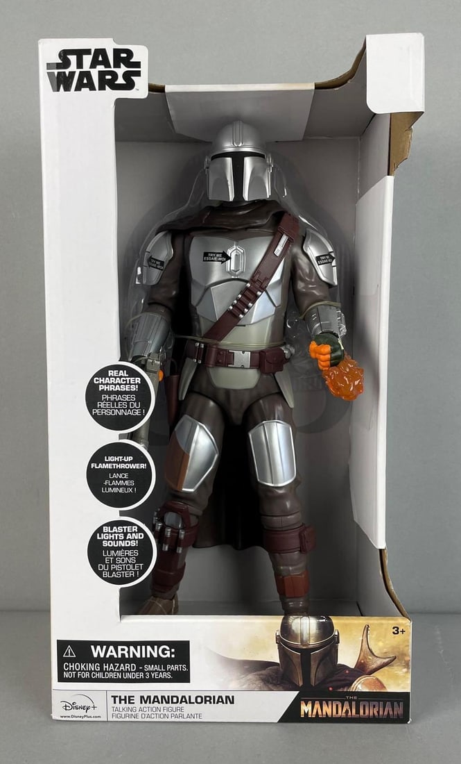 Disney The Mandalorian Talking Action Figure: 13 1/2", original packaging
