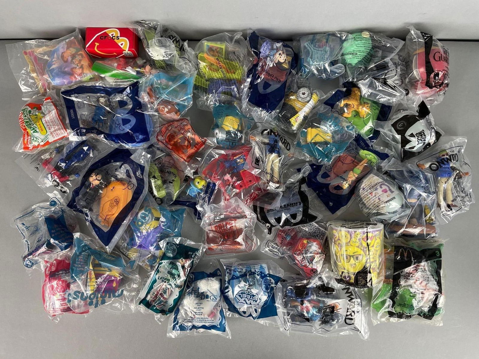 Group of McDonald's Toy Premiums: Includes Disney, Pixar, the minions