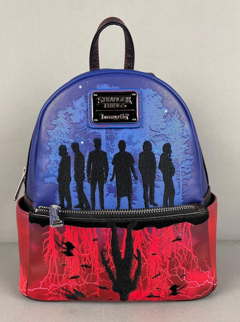 Loungefly Stranger Things Mini Backpack: Measures 10 1/2" x 9" x 6"