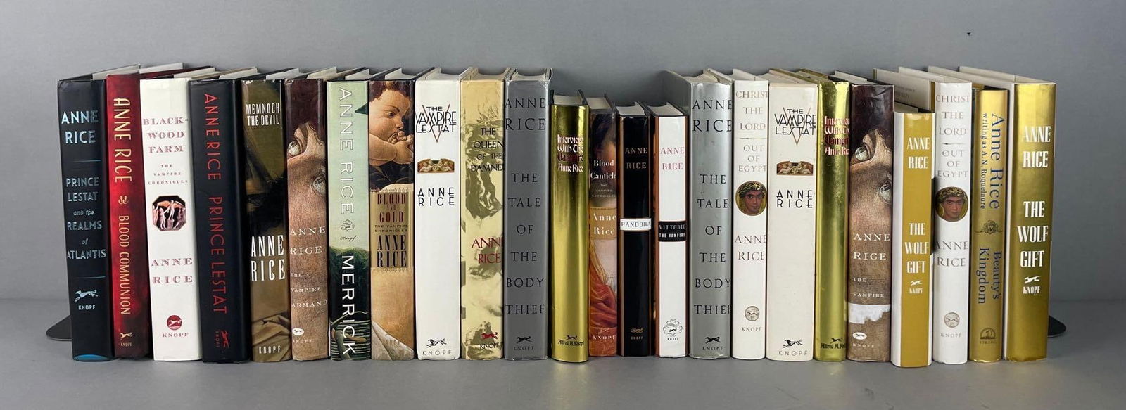 Group of Anne Rice Hardcover Books: Includes interview with the vampire, Prince lestat, tale of the body thief