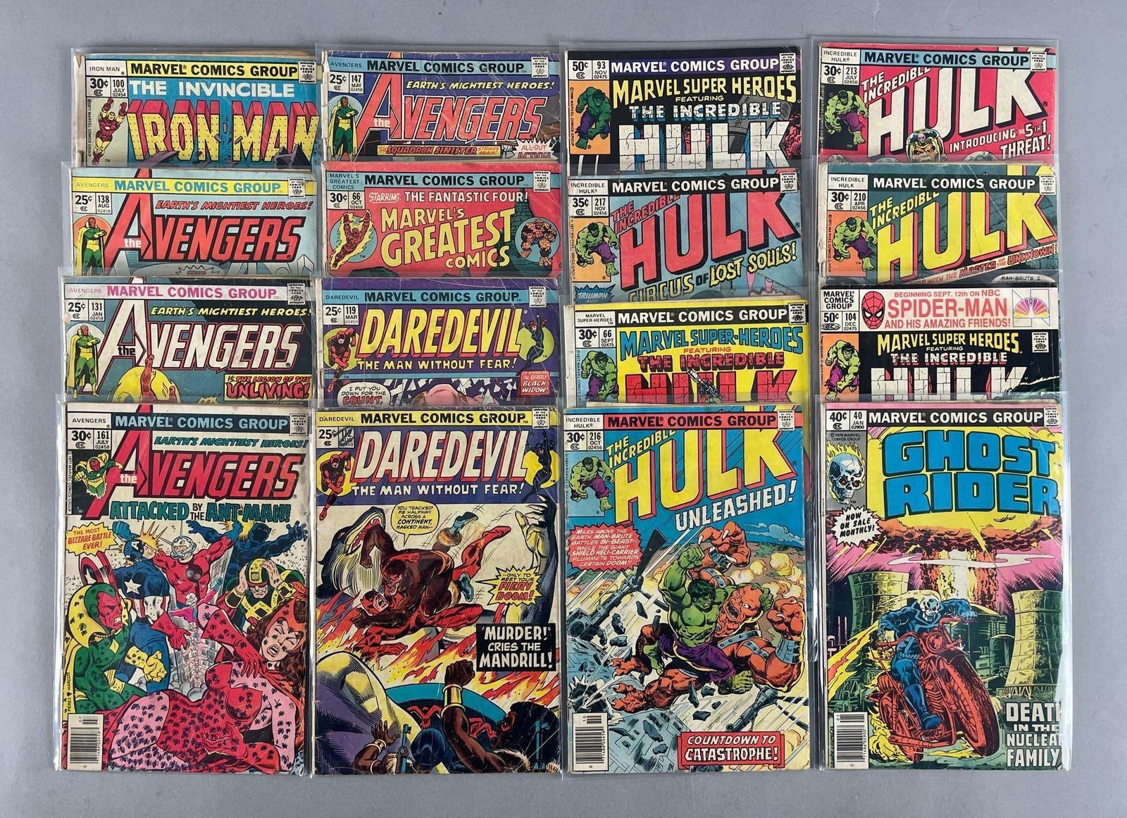 Group of Bronze Age Marvel Comic Books (1 of 3)