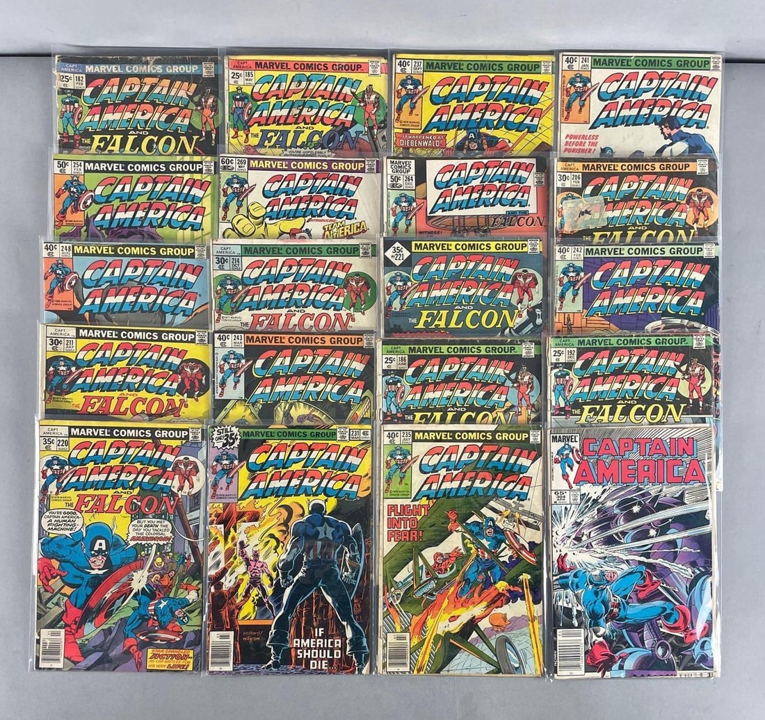 Group of Marvel Captain America Comic Books (1 of 3)