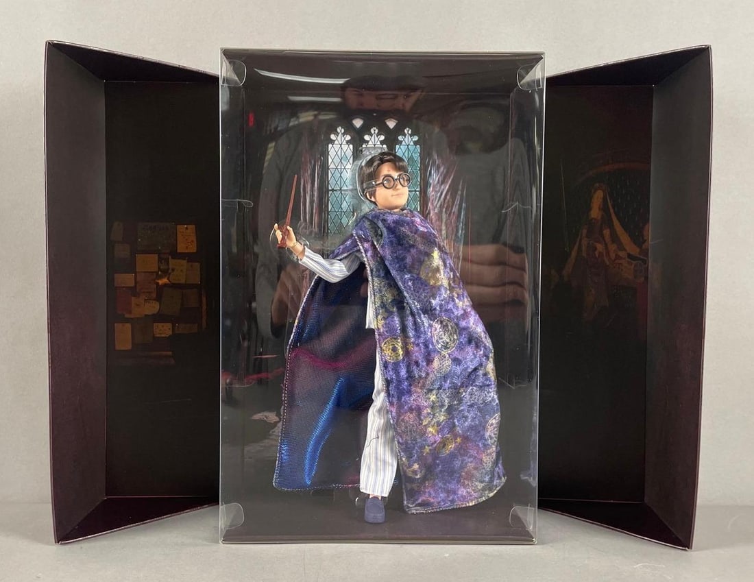 Wizarding World Harry Potter Exclusive Design Collection Harry Potter Figure: Mattel creations, deathly hallows, original packaging, 10 1/2" inch figure