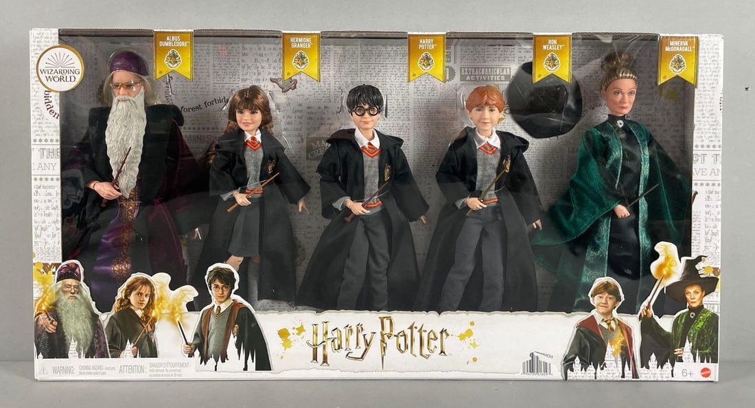 Mattel Wizarding World Harry Potter Action Figure Set: 12" figures, sealed original packaging