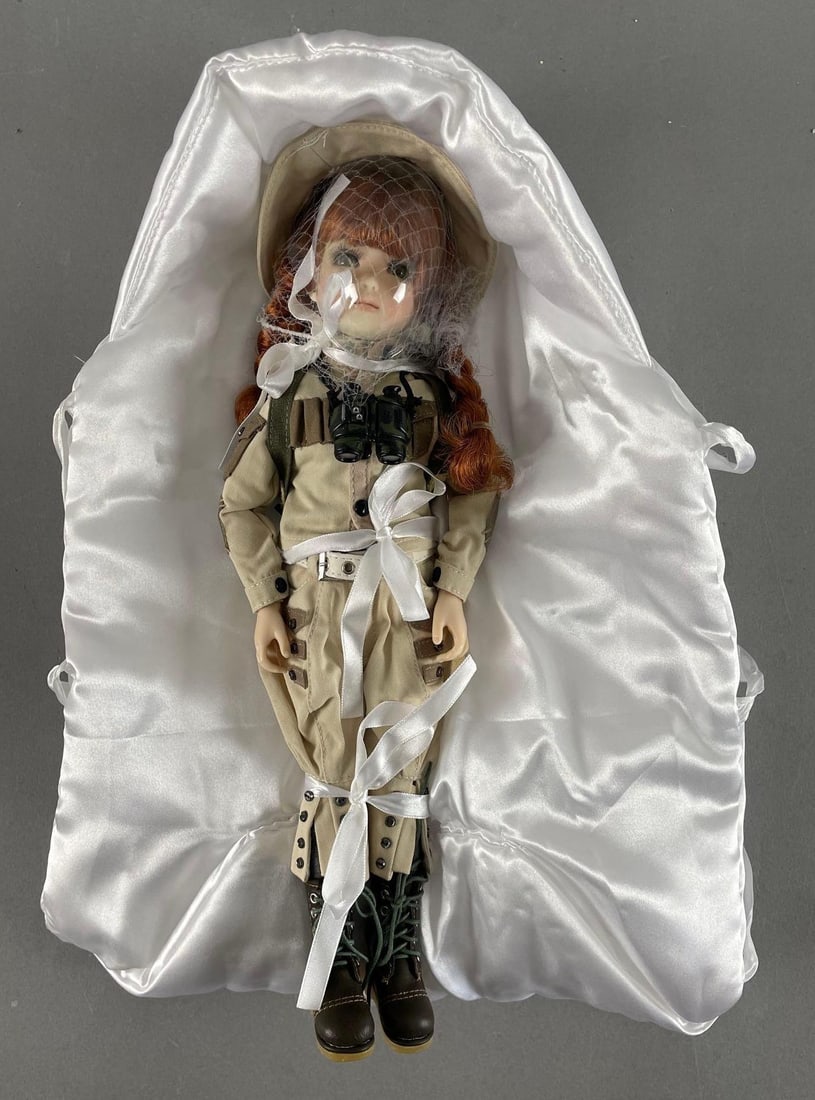 Goodreau Ruby Red Lia American Ball Jointed Doll: NOS, measures 13"