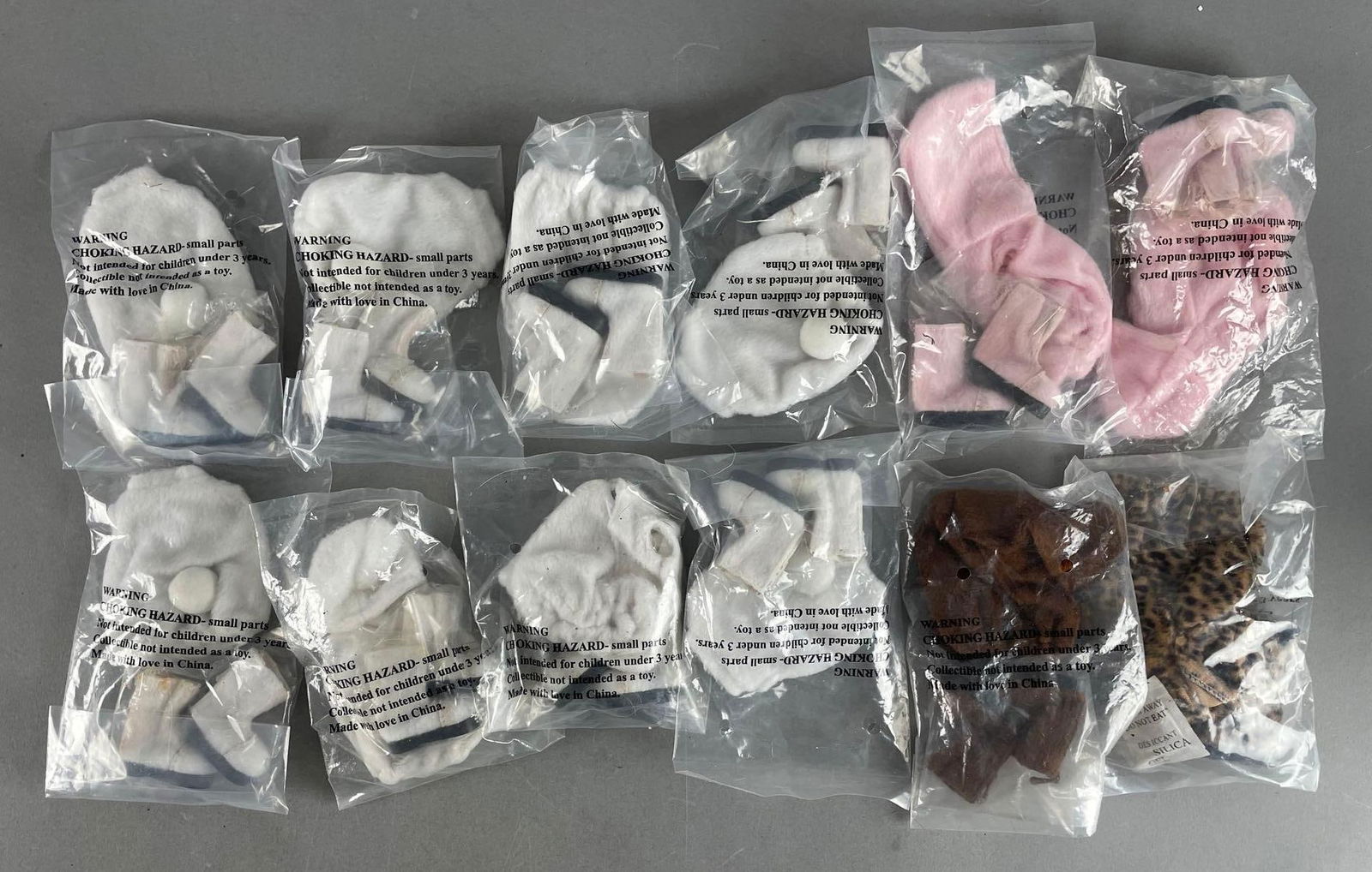 Group of Goodreau Doll Animal Clothing: Original packaging