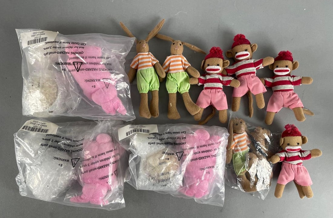 Group of Goodreau Doll Accessories: Plush animals