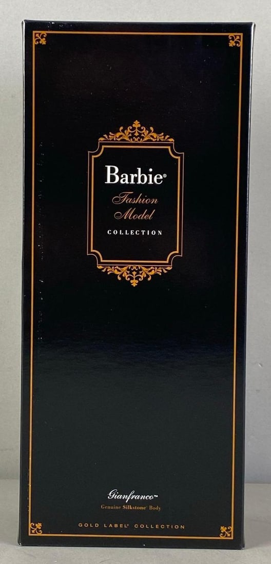 2013 Mattel Barbie Gianfranco Fashion Doll: Gold Label Collection, in original box and shipping box, doll measures 11 1/2” H