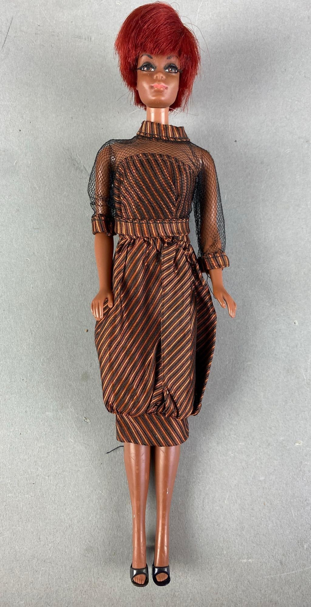 Vintage Mattel Barbie TNT Fashion Doll: Twist in turn, doll measures 11 1/2” H