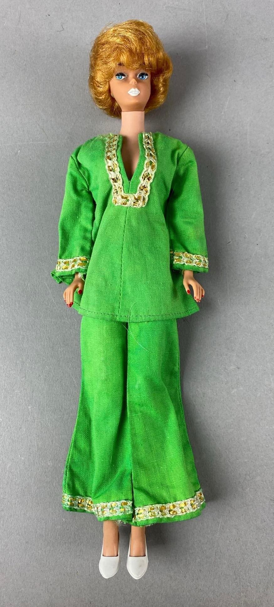 Vintage Mattel Barbie Blond Bubble Cut Fashion Doll: Measures 11 1/2” H