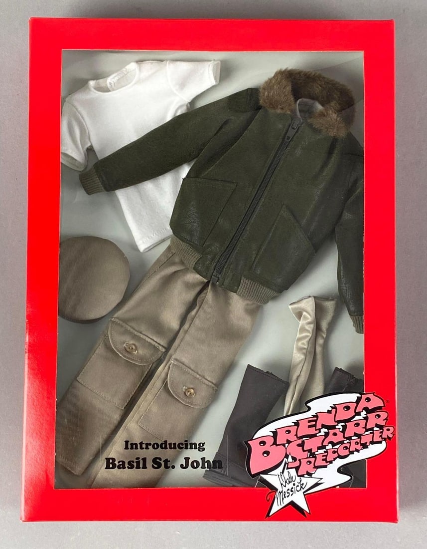 Brenda Starr Fashion Doll Ace St John Outfit: Like new in original box and shipping box, box measures 15” H x 11” W x 2” D