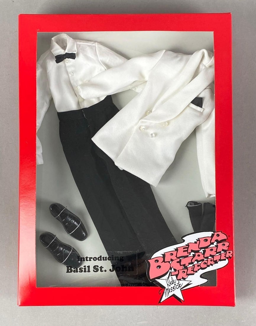 Brenda Starr Fashion Doll Shall We Dance Basil St John Outfit: like new in original box and shipping box, box measures 15” H x 11” W x 2” D