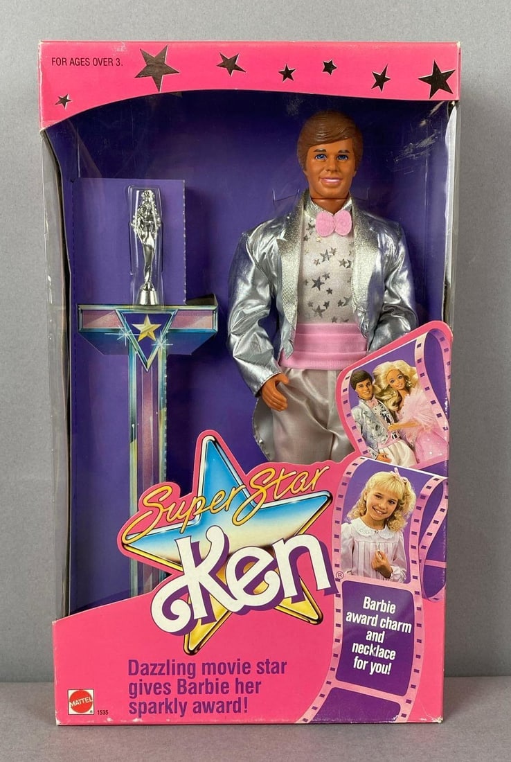 1988 Mattel Ken SuperStar Fashion Doll: Sealed.