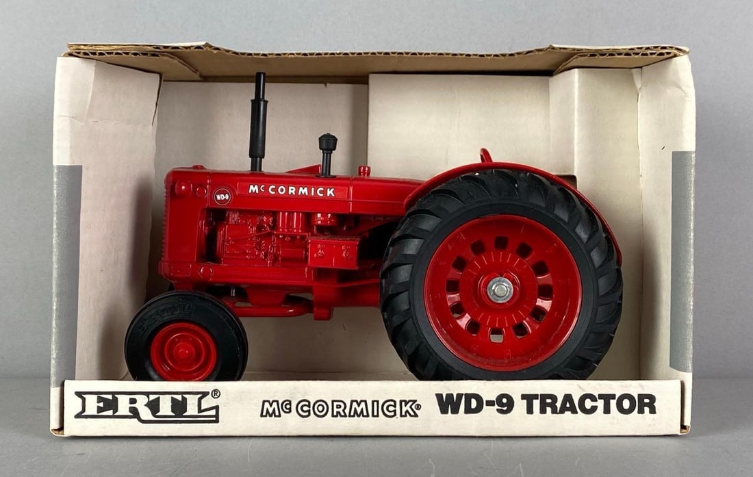 ERTL McCormick WD-9 Die-Cast Tractor: 1/16 scale, in original box